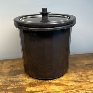TUPPERWARE Vintage Tupperwear Ice Bucket Insulated Brown 1683-2